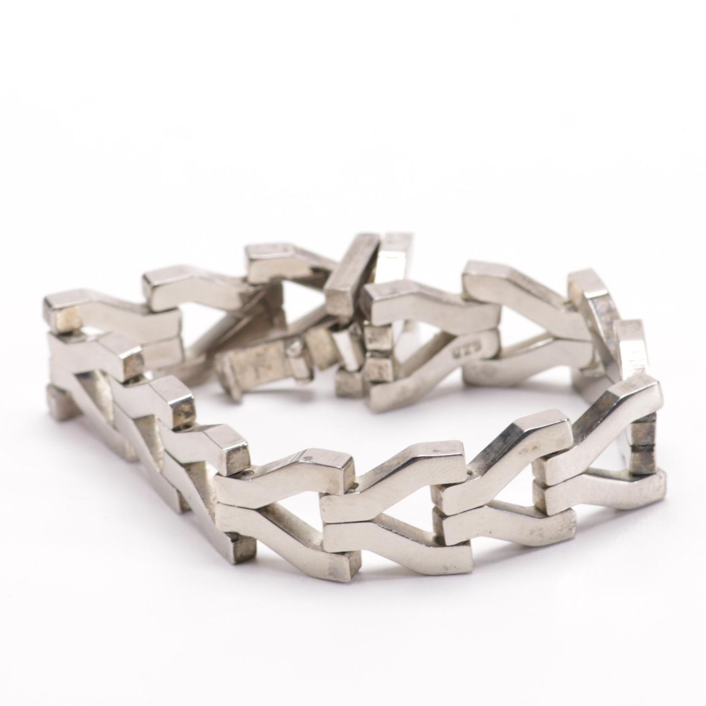 Sterling Silver Link Bracelet