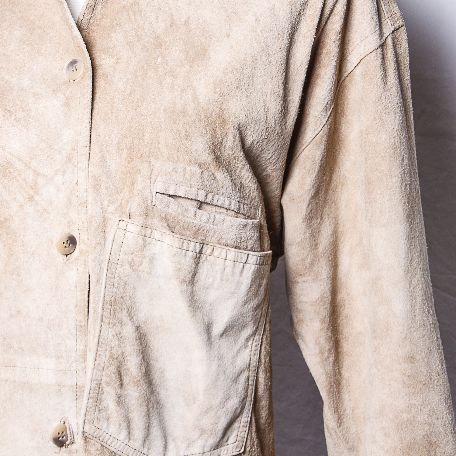Vintage Suede Leather Jacket by LA Vogue