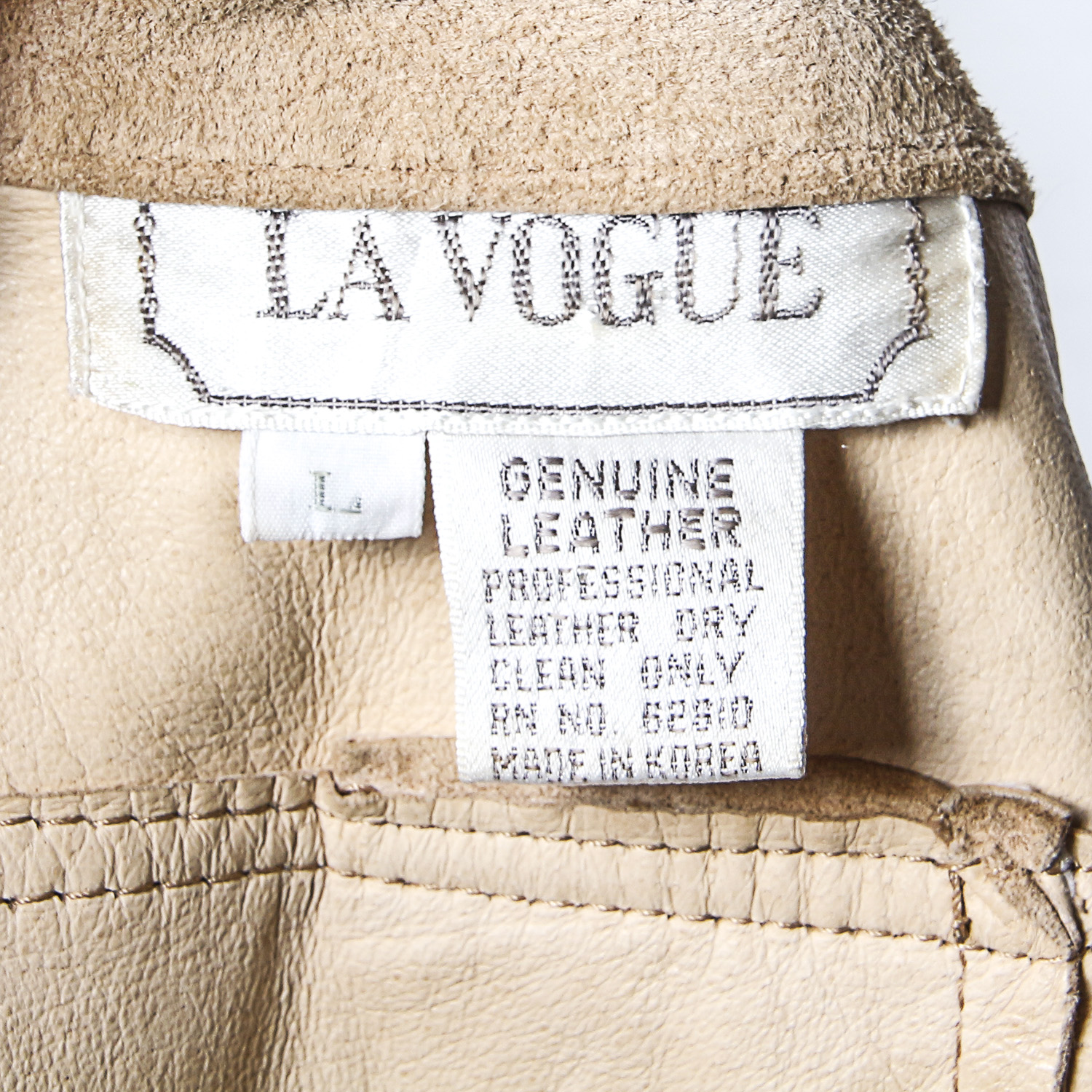 Vintage Suede Leather Jacket by LA Vogue