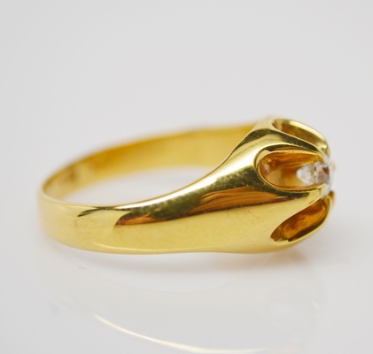 Raul Haas 18K Yellow Gold Diamond Ring