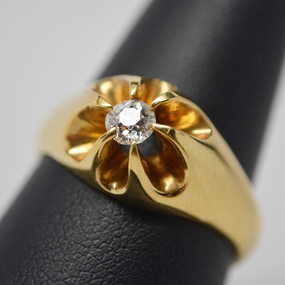 Raul Haas 18K Yellow Gold Diamond Ring