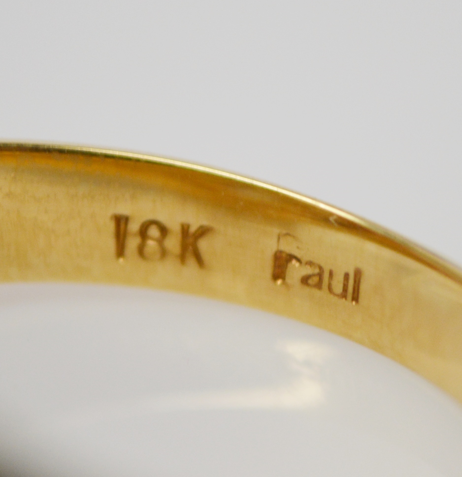 Raul Haas 18K Yellow Gold Diamond Ring