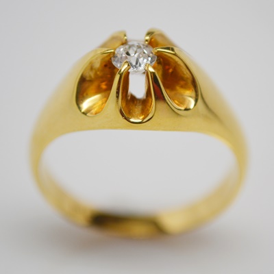 Raul Haas 18K Yellow Gold Diamond Ring