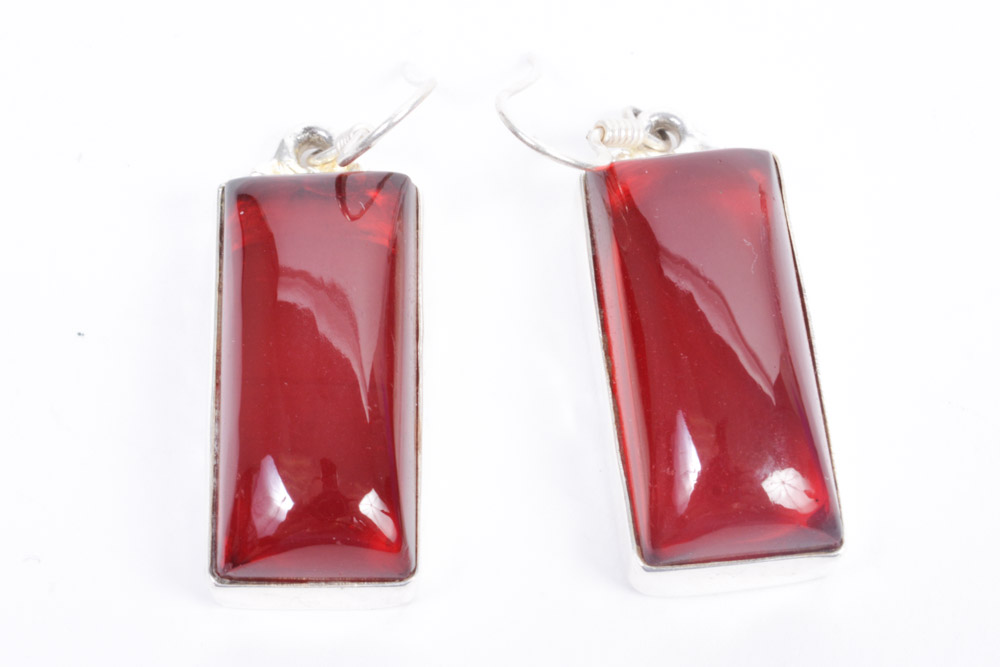 Silver Tone Jewelry Collection Featuring Carved bone