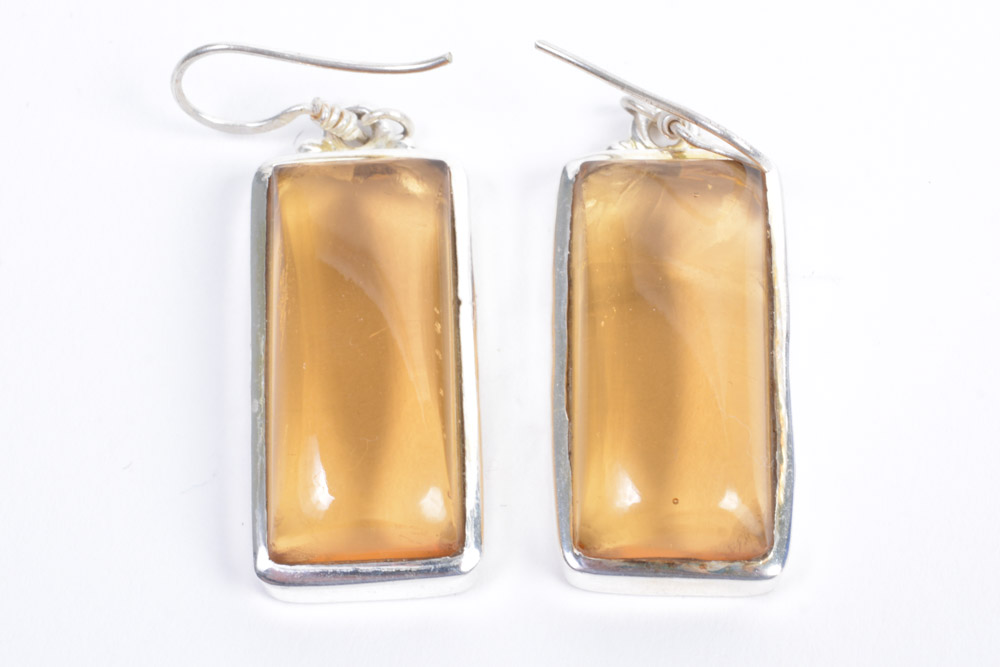 Silver Tone Jewelry Collection Featuring Carved bone