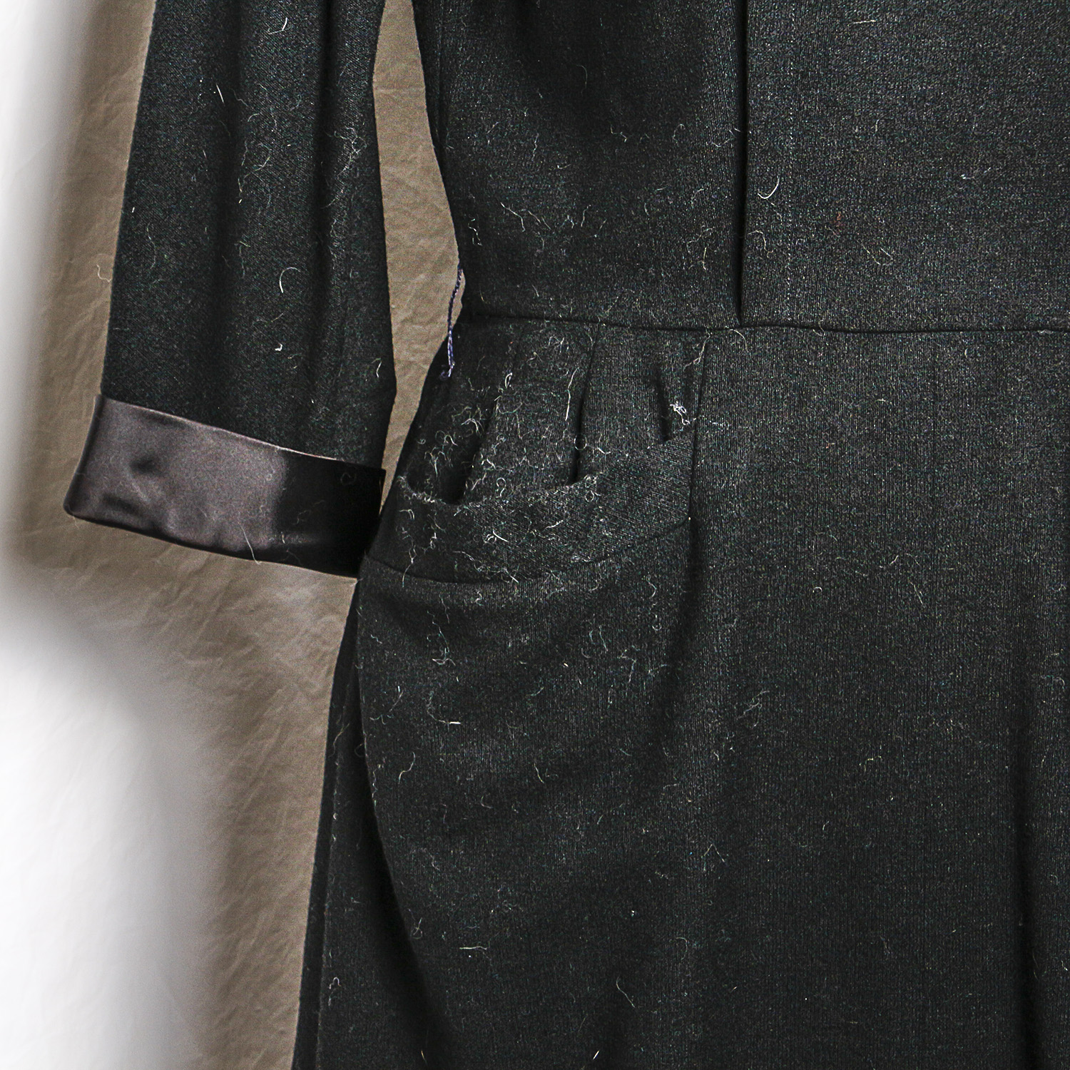 Vintage Black Evening Dress by Terry Rogers