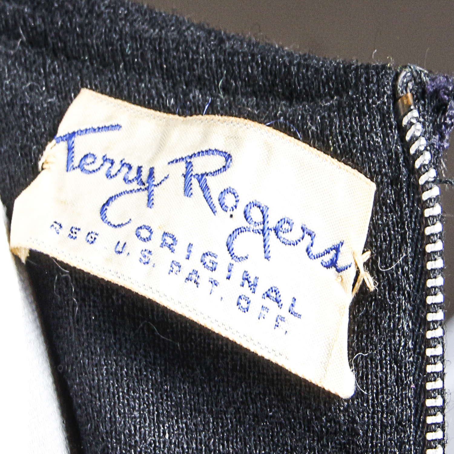 Vintage Black Evening Dress by Terry Rogers