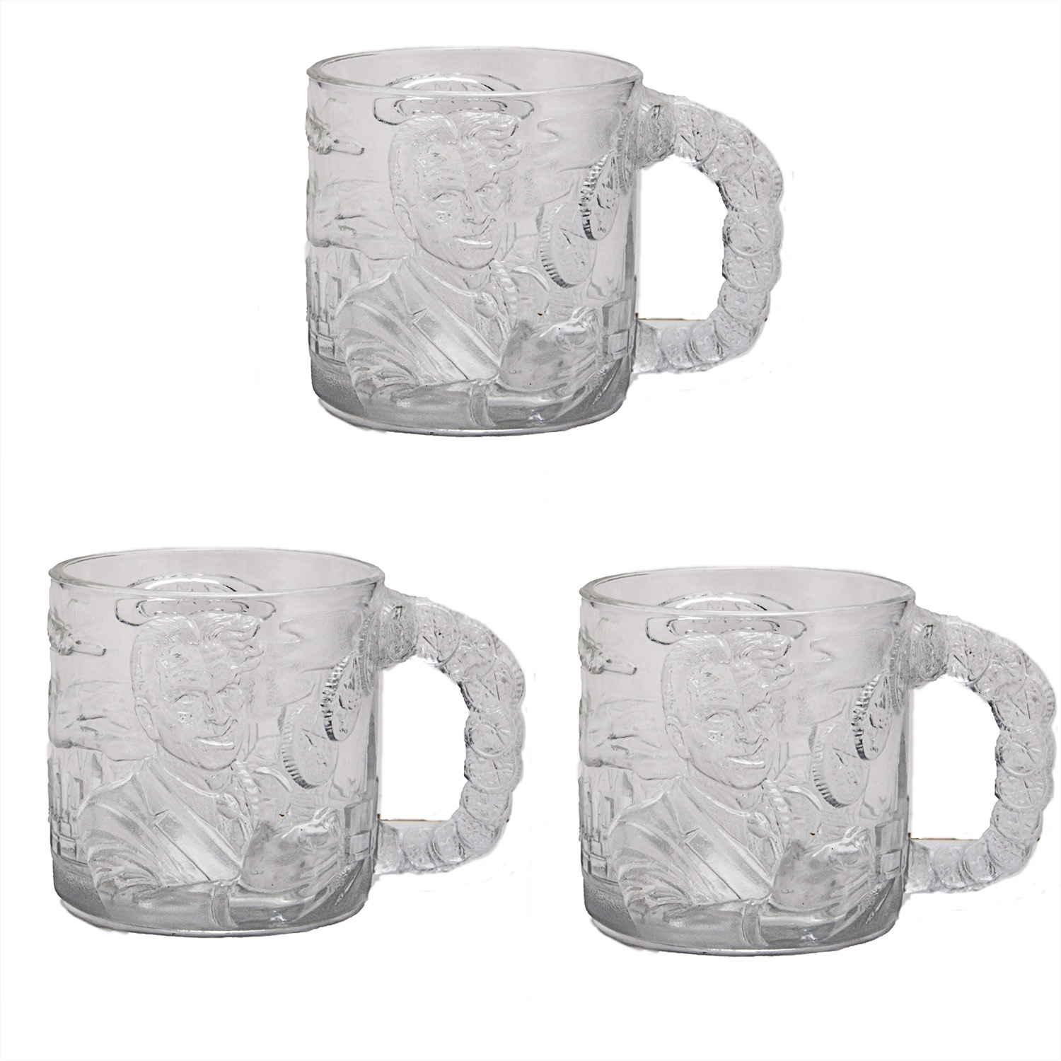 Collection of Vintage McDonalds Batman Villain Mugs