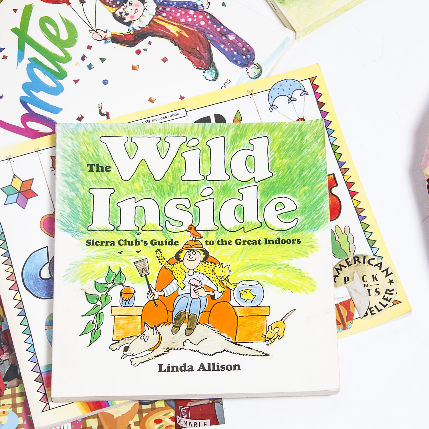 Collection of Children's Books and William Sonoma Princess Apron