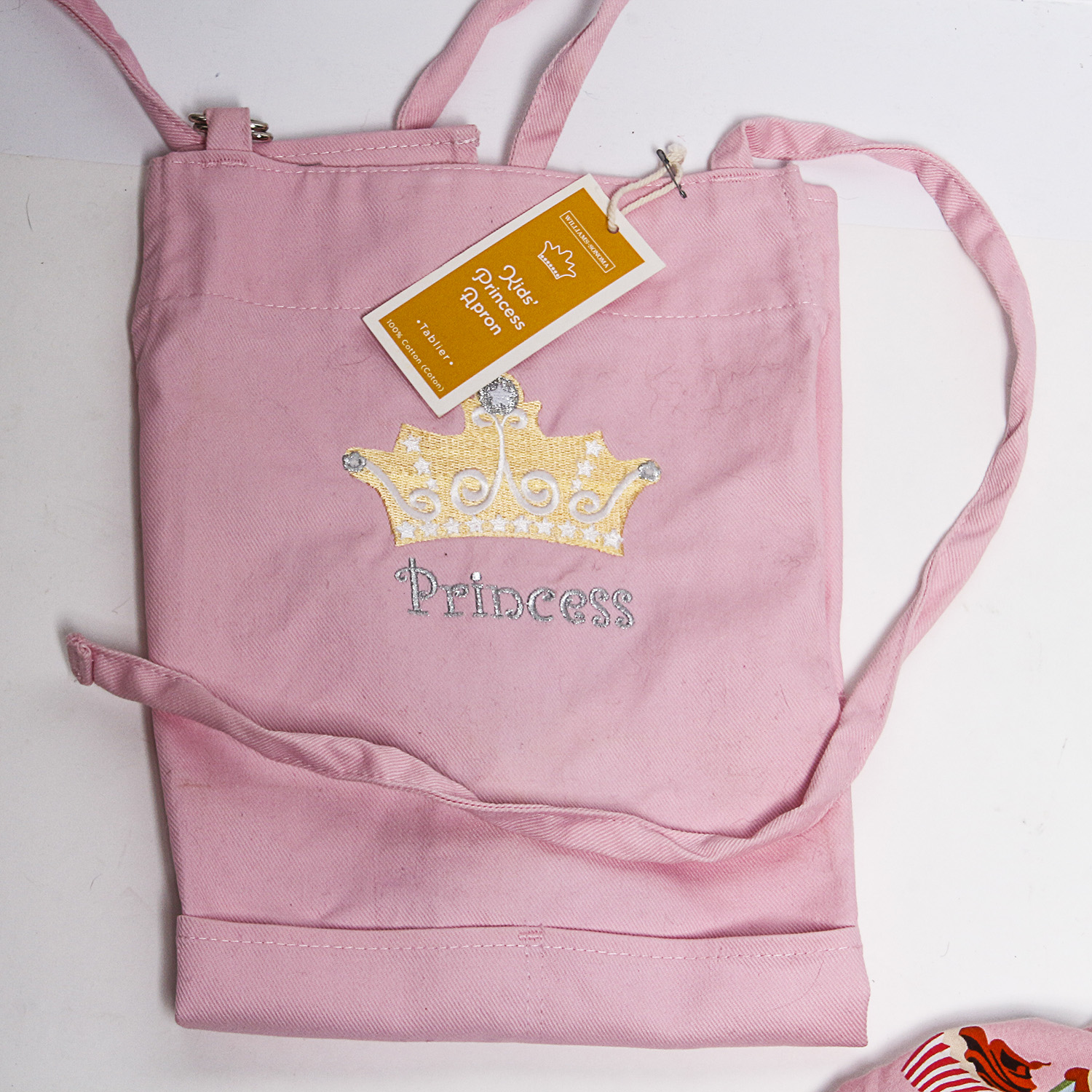 Collection of Children's Books and William Sonoma Princess Apron