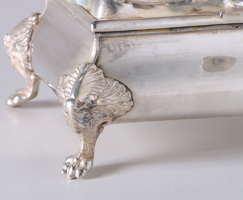 Vintage Kronheimer & Oldenbusch Silver-Plated Jewelry Box