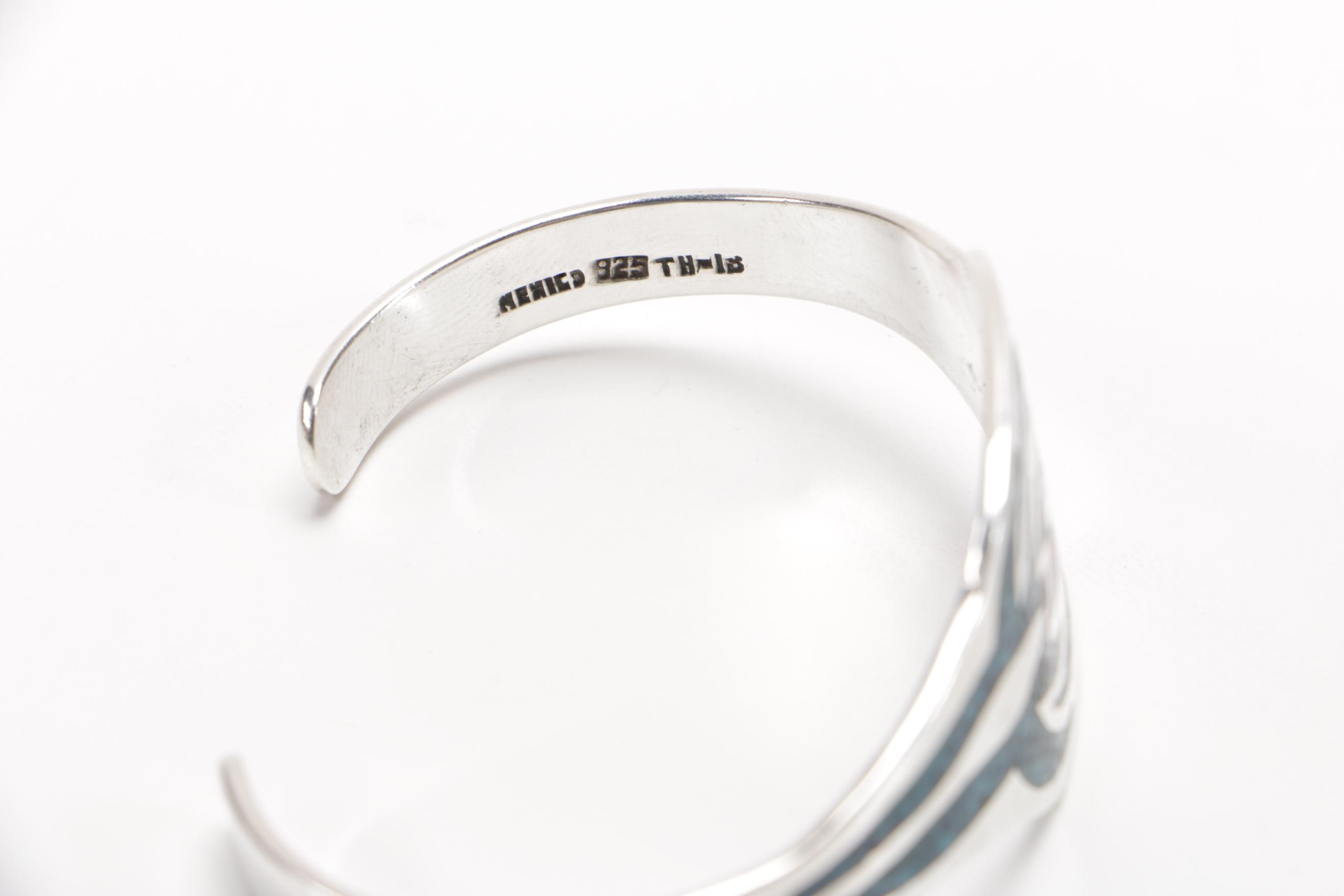 Sterling Silver Jewelry With Turquoise Inlays