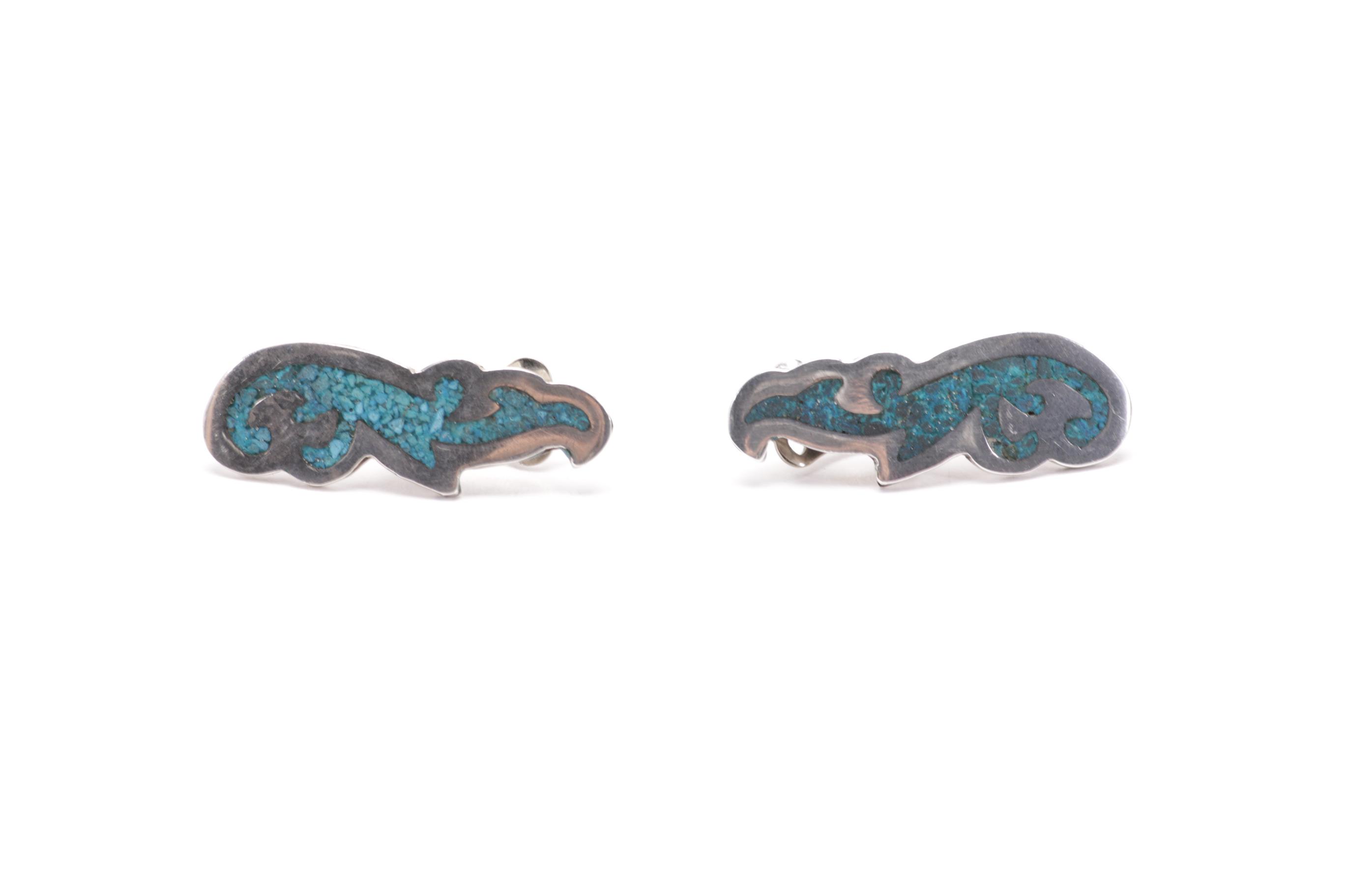 Sterling Silver Jewelry With Turquoise Inlays