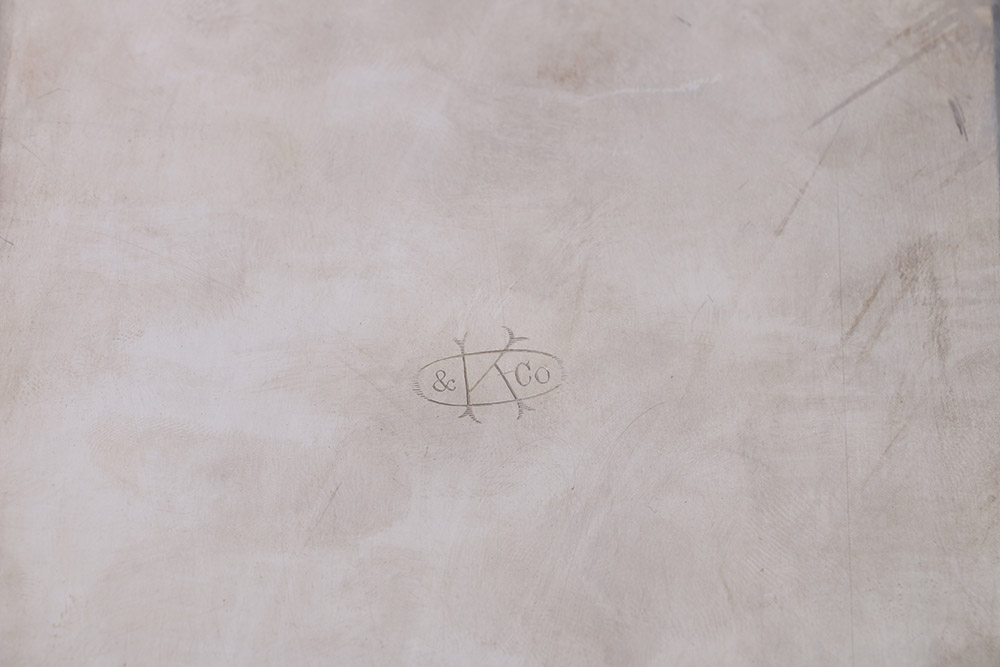 Vintage Kronheimer & Oldenbusch Silver-Plated Jewelry Box