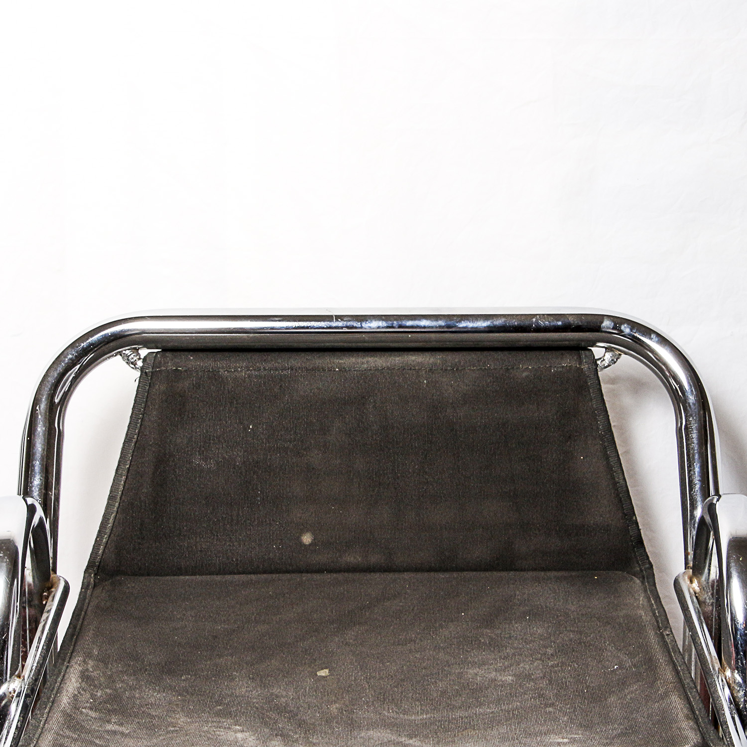 Pair of Contemporary Chrome Bar Stools