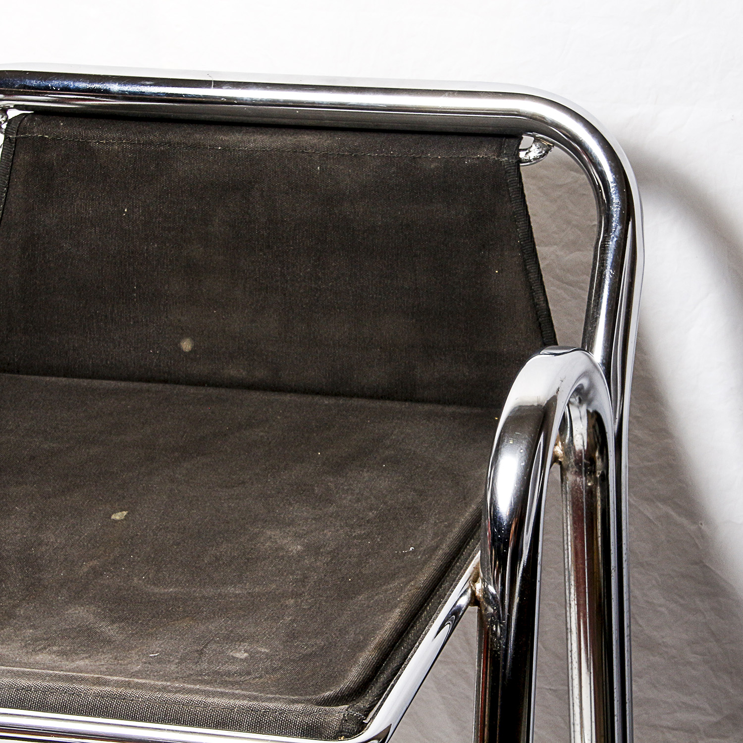 Pair of Contemporary Chrome Bar Stools