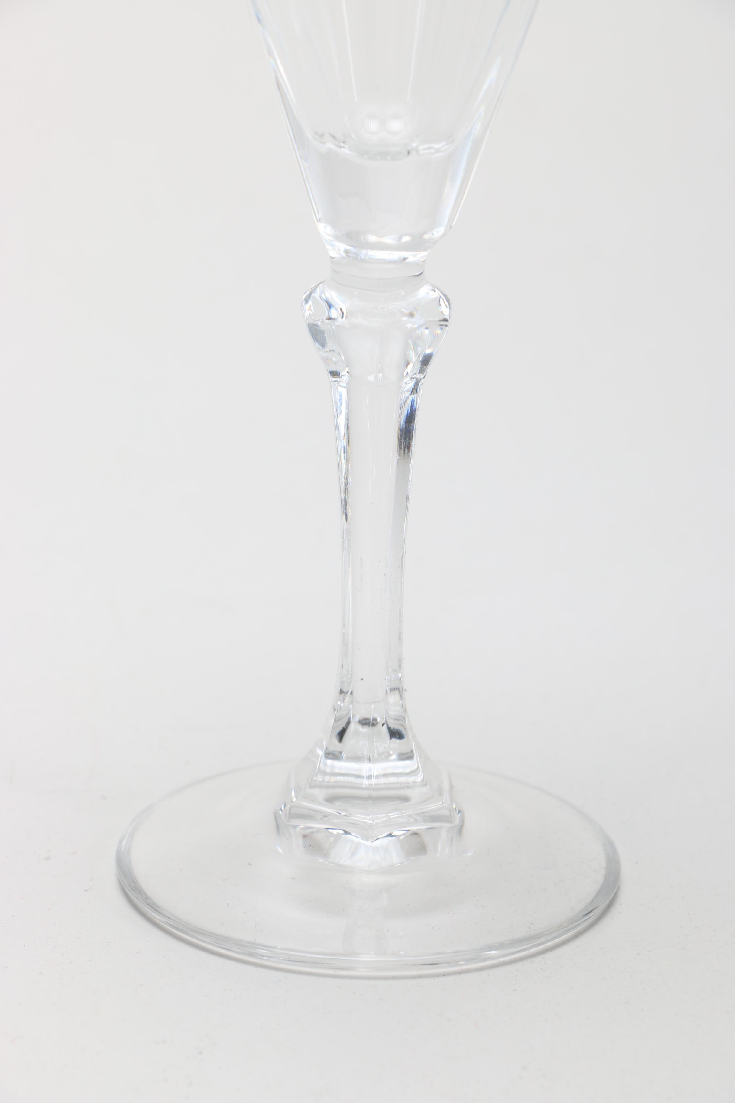 Cristal D'Arques-Durand "Alesia" Crystal Claret Wine Glasses