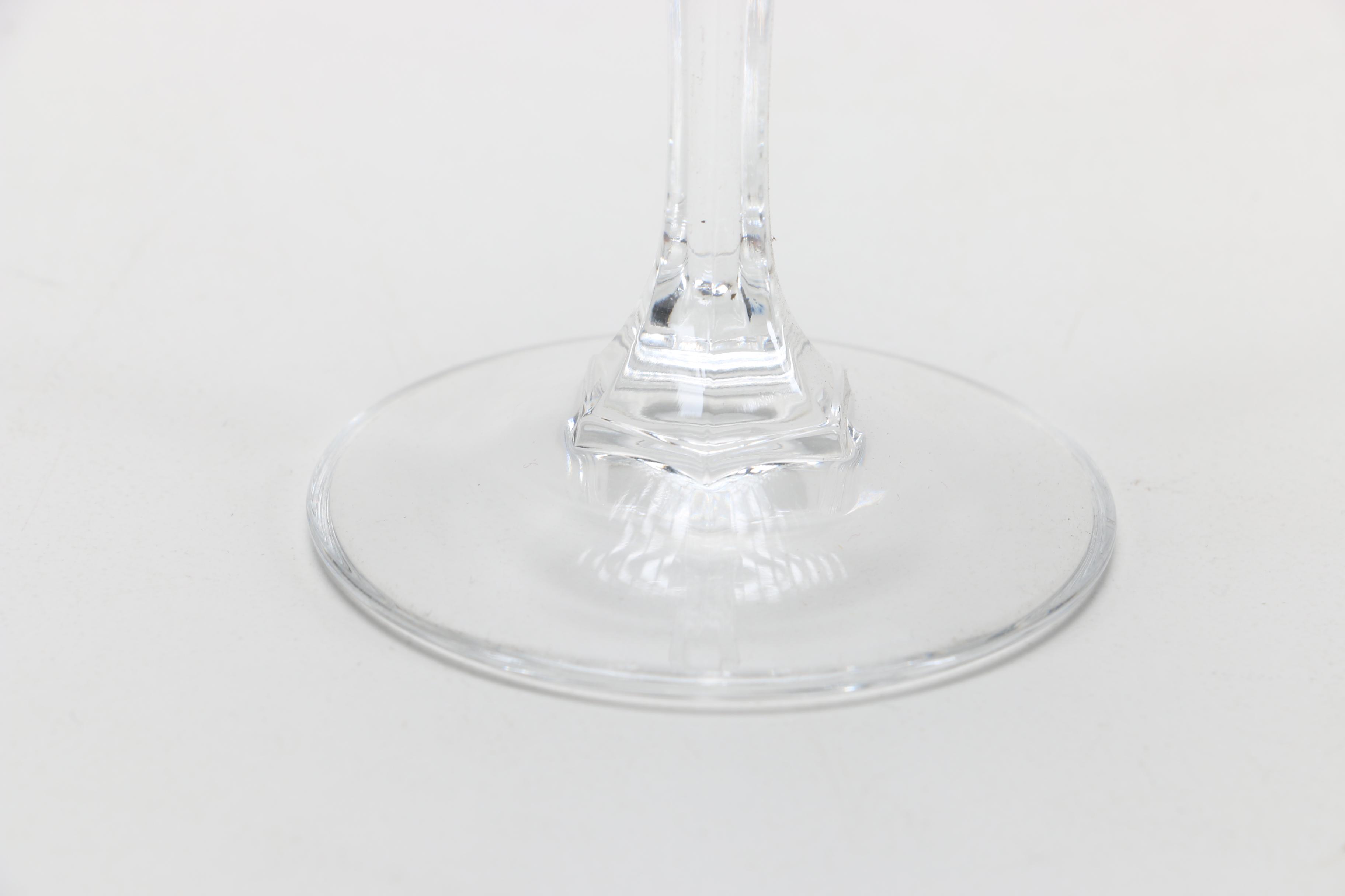 Cristal D'Arques-Durand "Alesia" Crystal Claret Wine Glasses