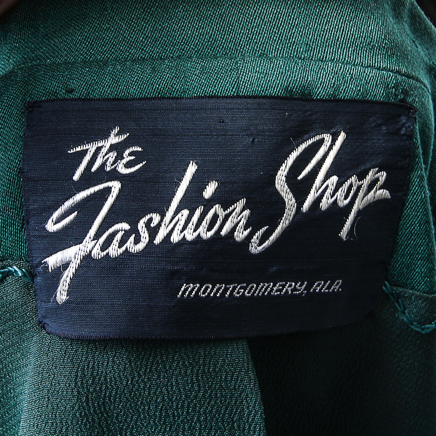 Vintage Wool Green Skirt Suit