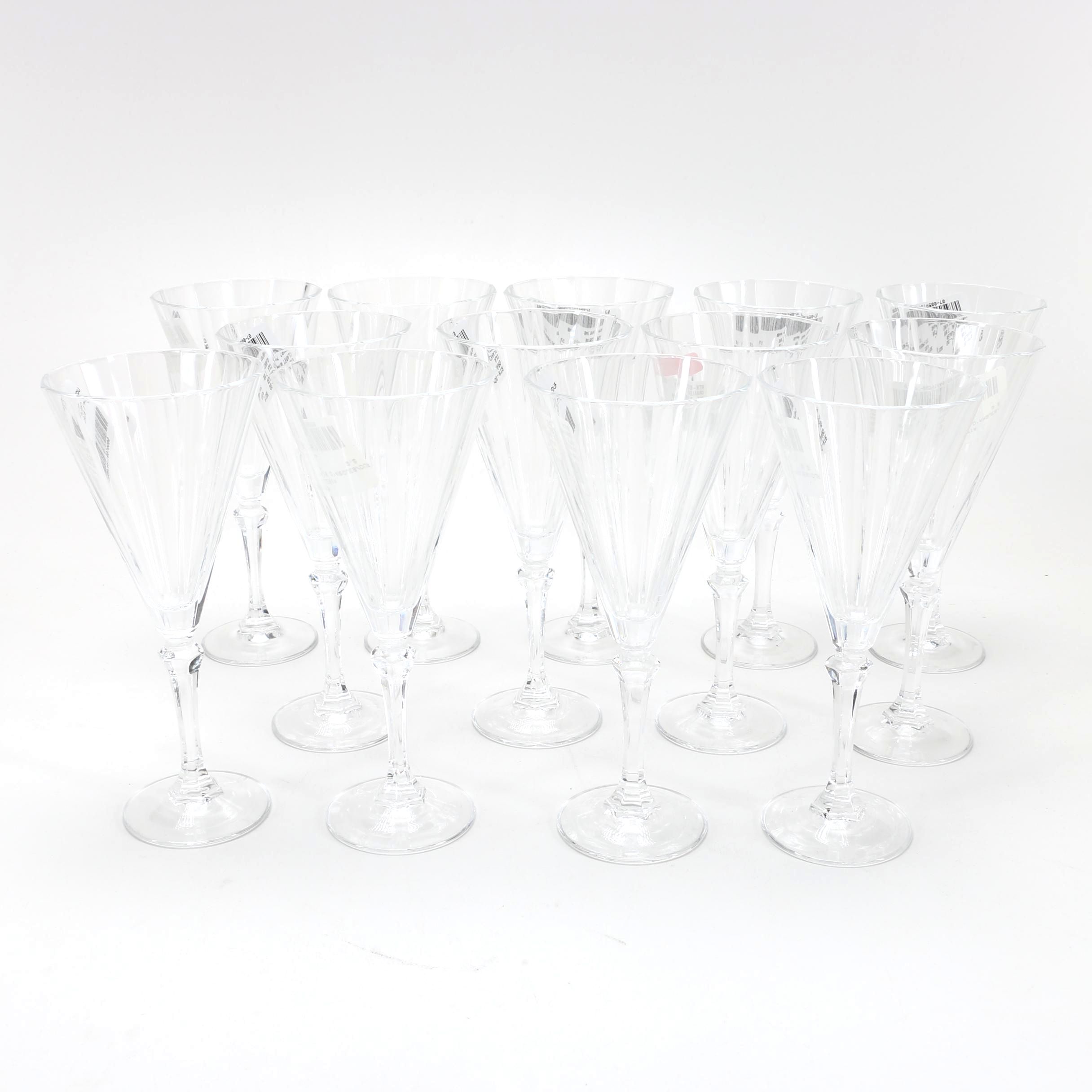 Cristal D'Arques-Durand "Alesia" Crystal Claret Wine Glasses