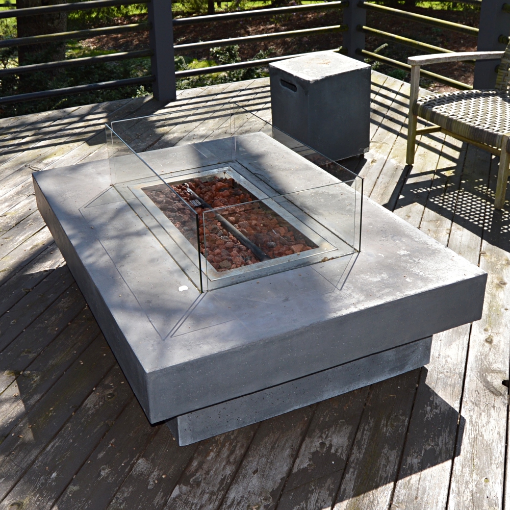 Restoration Hardware Fire Table