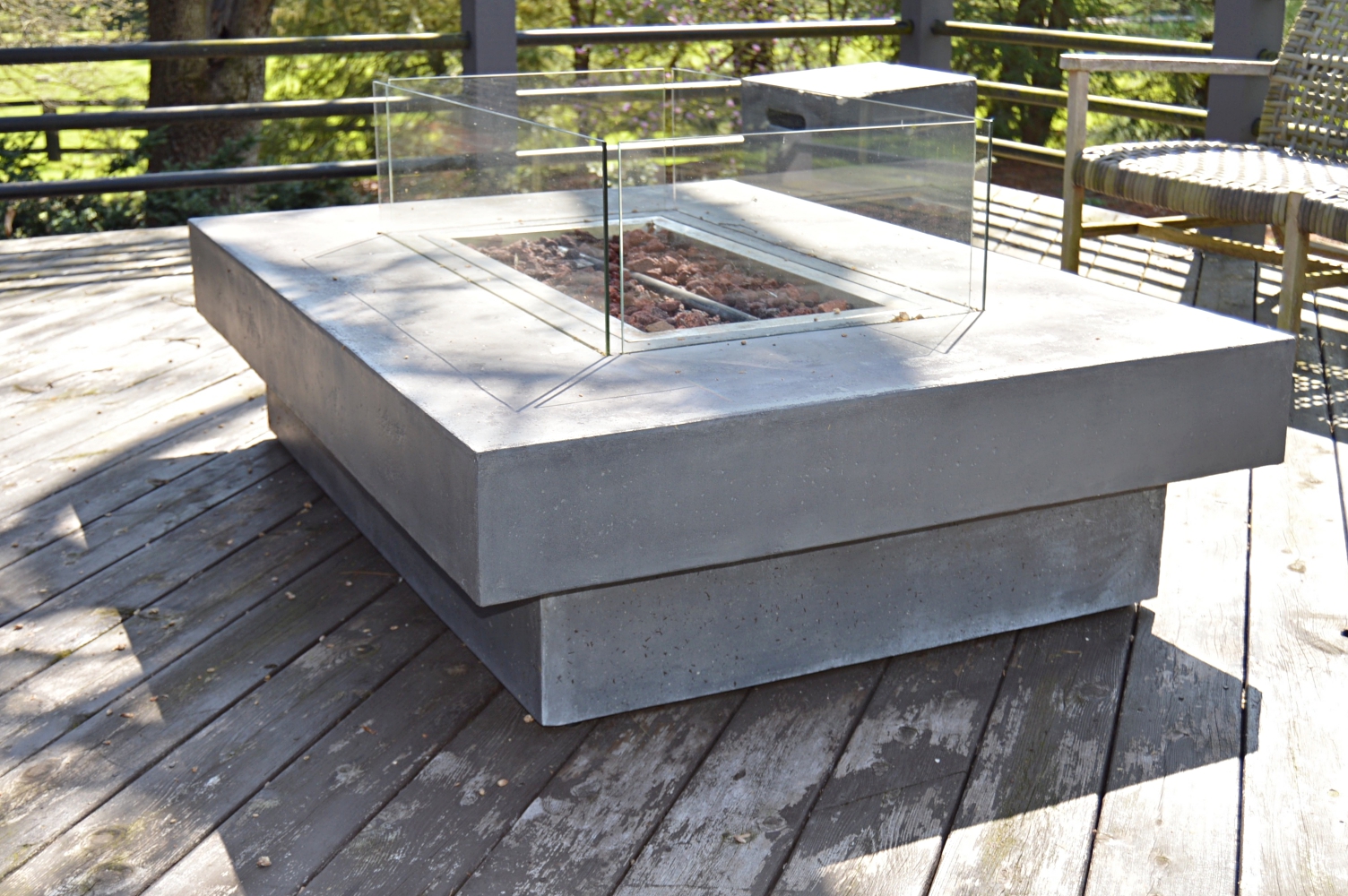 Restoration Hardware Fire Table