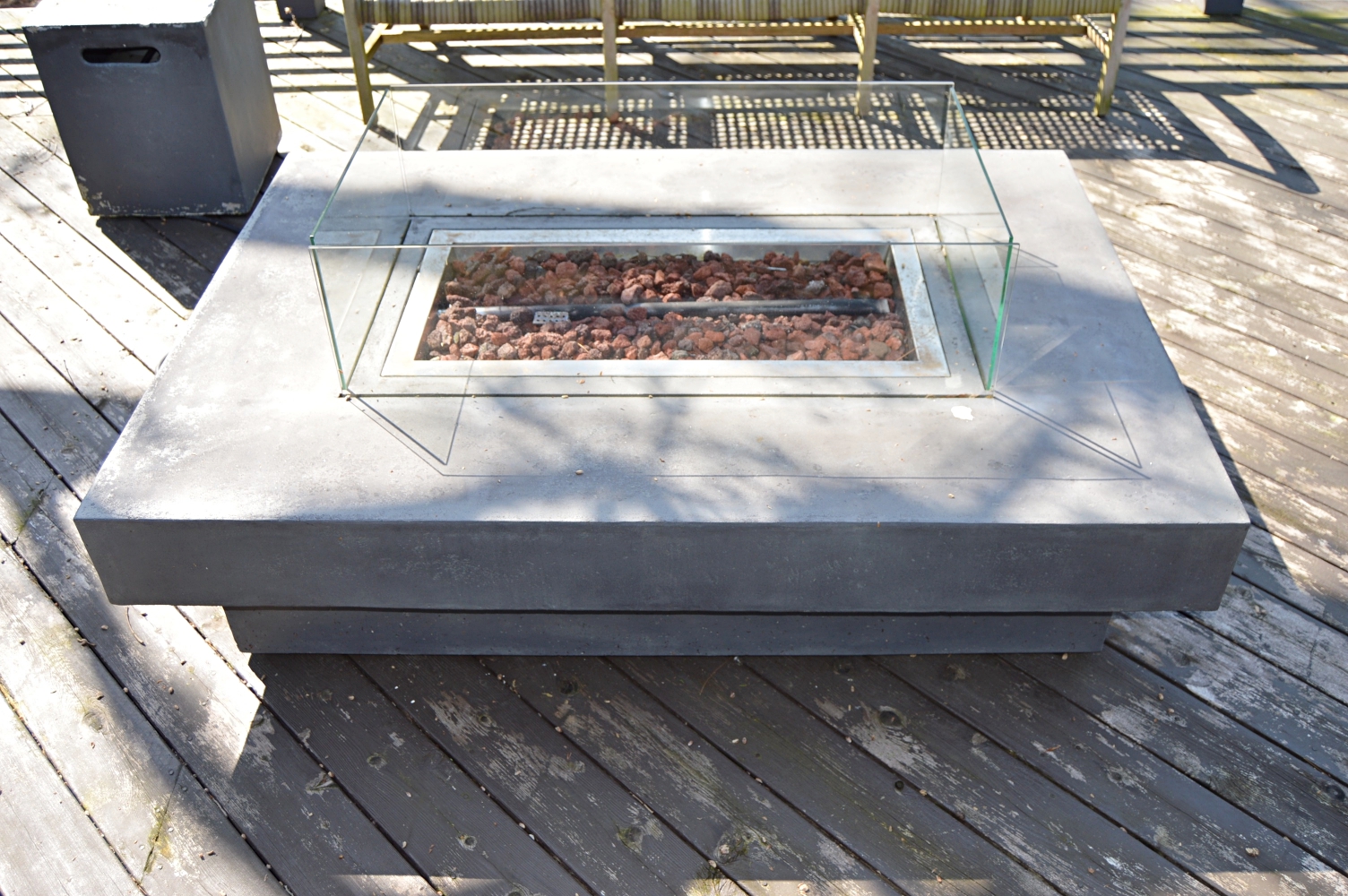 Restoration Hardware Fire Table