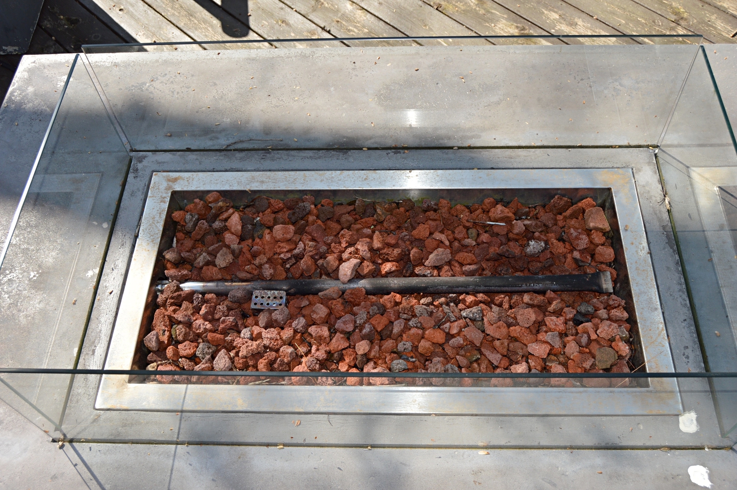 Restoration Hardware Fire Table