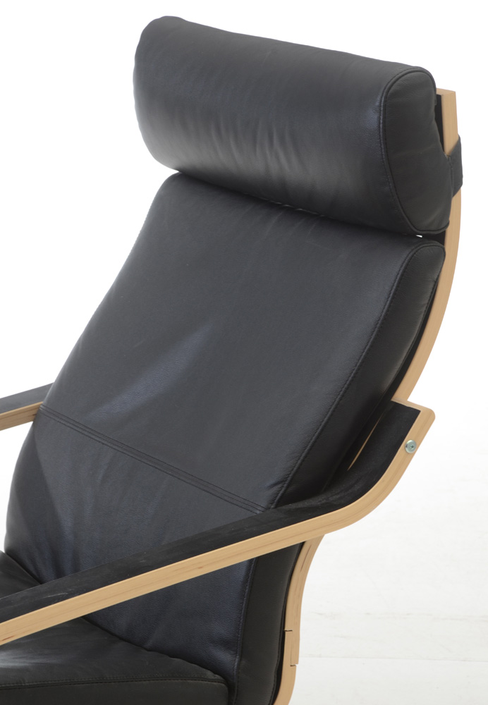 IKEA Poang Lounge Chair and Ottoman