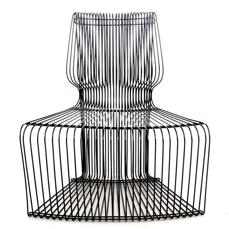 "Pantonova" Wire Side Chair Designed by Verner Panton