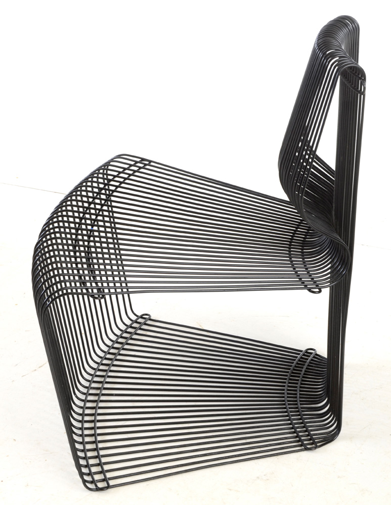 "Pantonova" Wire Side Chair Designed by Verner Panton