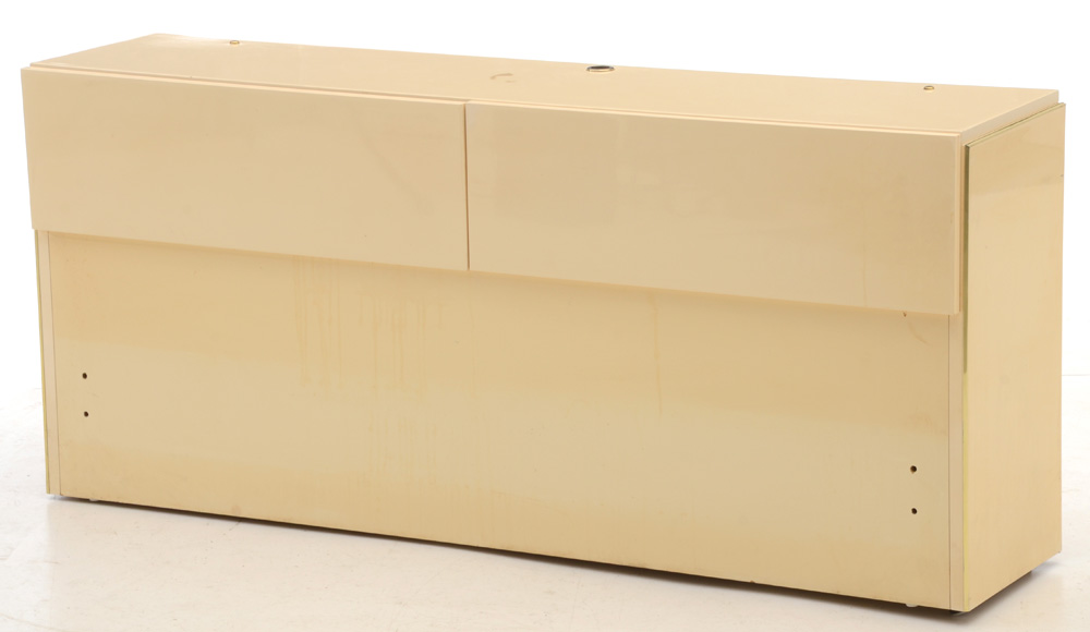 Cream Lacquered Headboard by Bridgeford