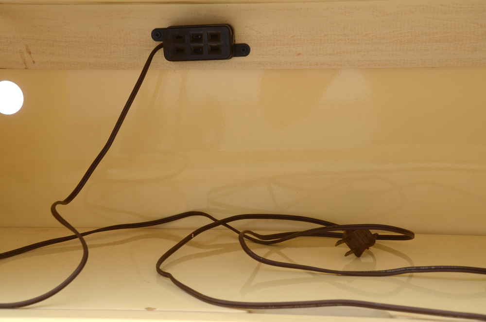 Cream Lacquered Headboard by Bridgeford