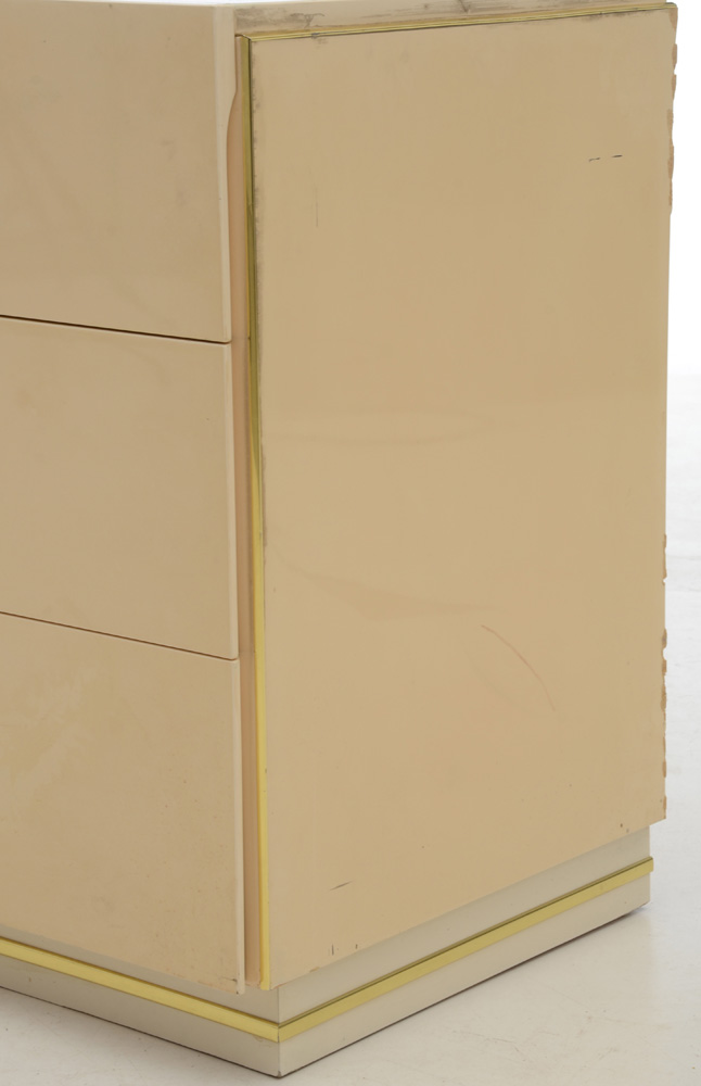 Cream Lacquer Dresser by Bridgeford