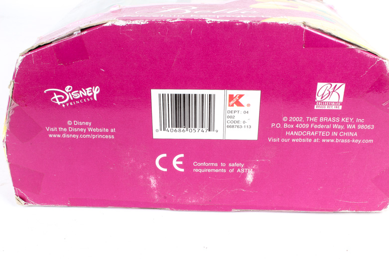 Mattel Collectible Barbie Dolls and Disney's Belle Porcelain Keepsake Doll