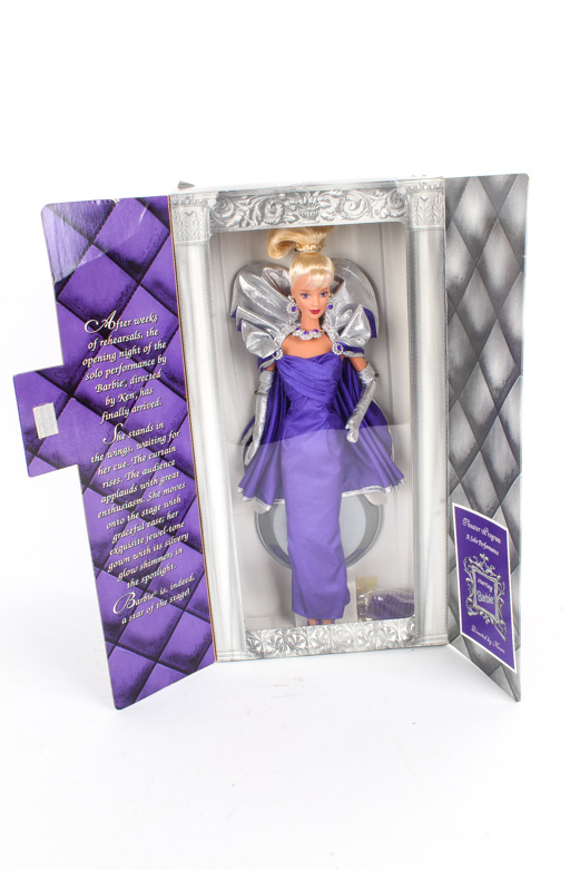 Mattel Collectible Barbie Dolls and Disney's Belle Porcelain Keepsake Doll