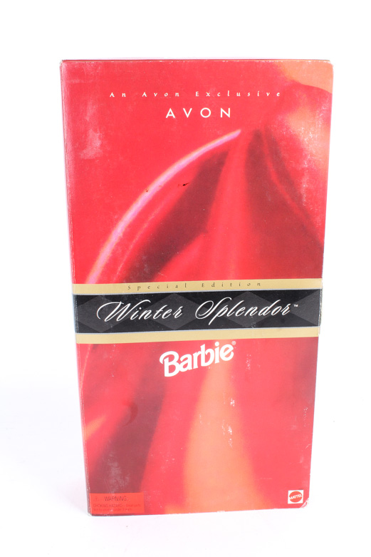 Mattel Collectible Barbie Dolls and Disney's Belle Porcelain Keepsake Doll