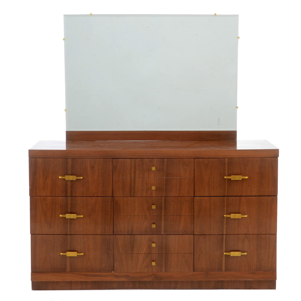 Mid Century Modern Dresser with Mirror