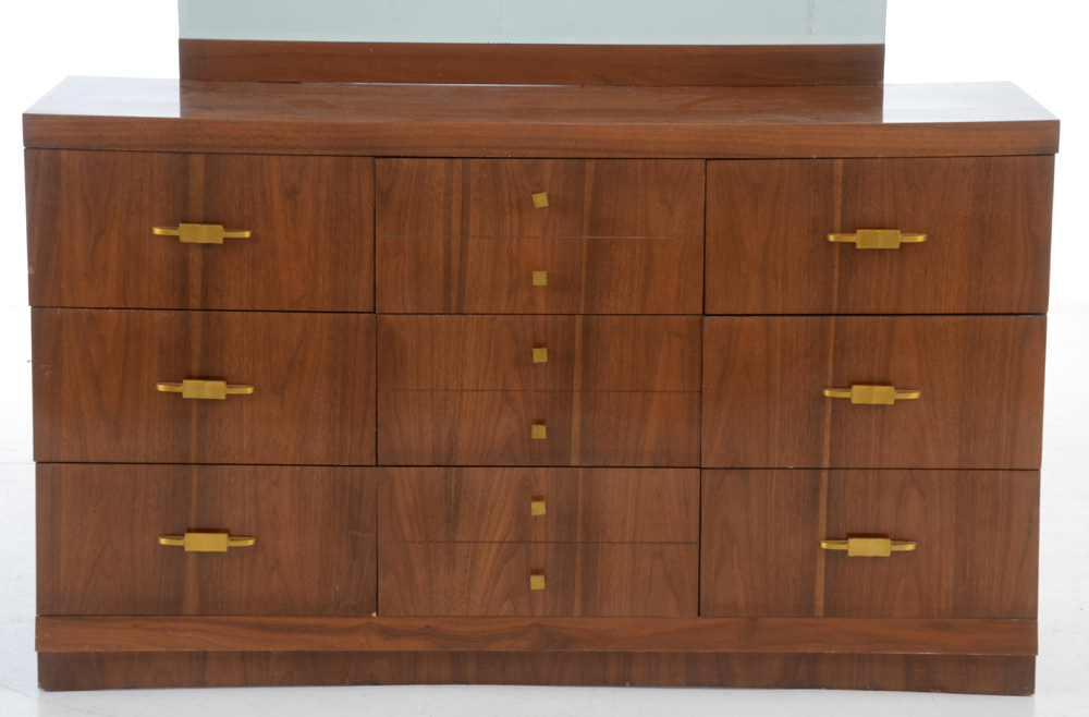 Mid Century Modern Dresser with Mirror