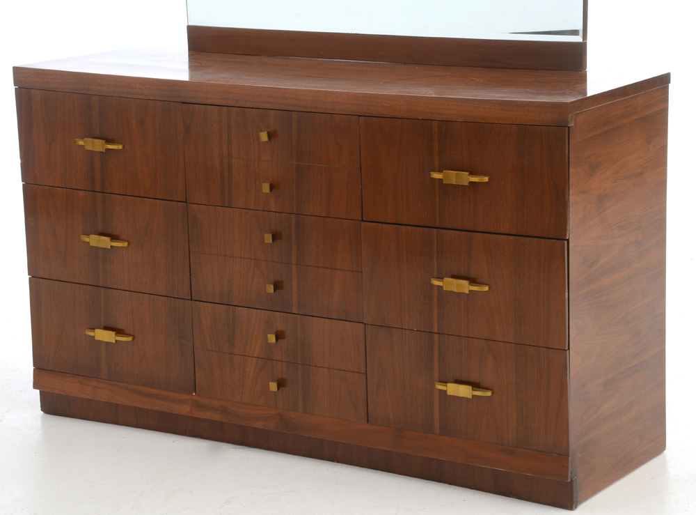 Mid Century Modern Dresser with Mirror