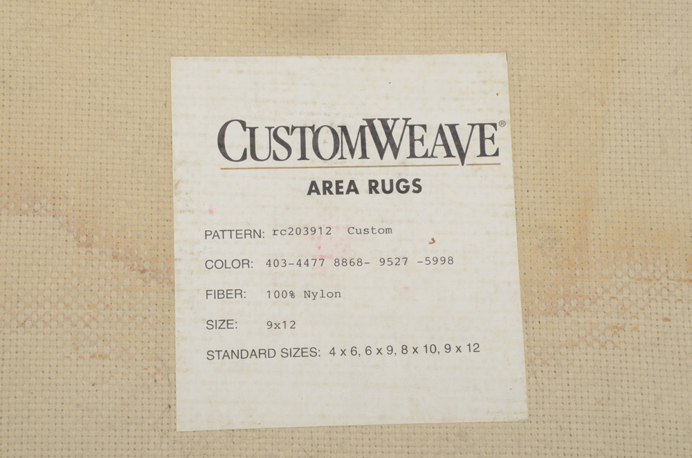 Custom Weave Modern Style Area Rug