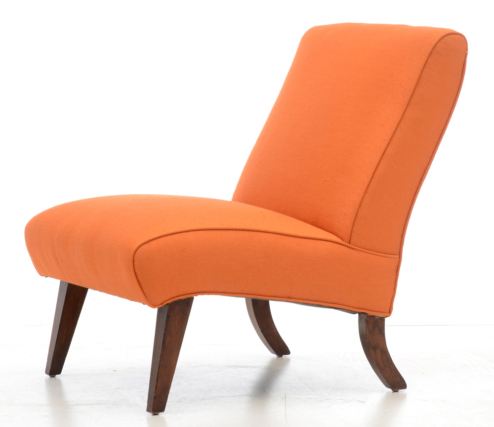Mid Century Modern Armless Lounge Chairs