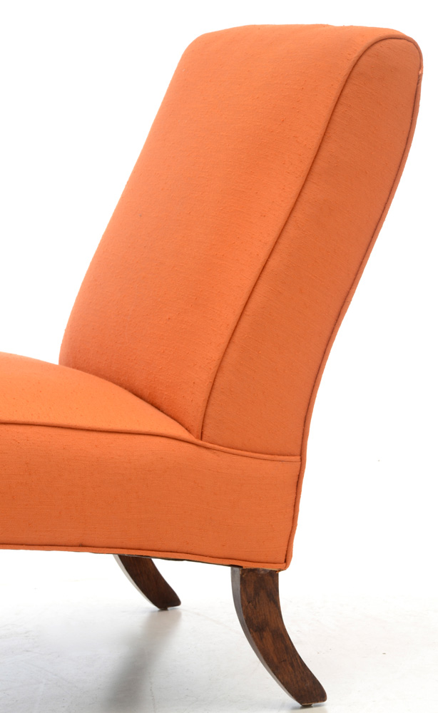 Mid Century Modern Armless Lounge Chairs