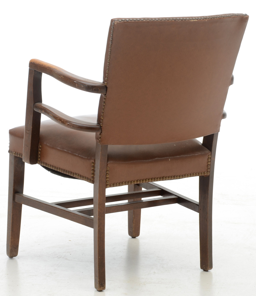 Pair of Vintage Leather Office Chairs