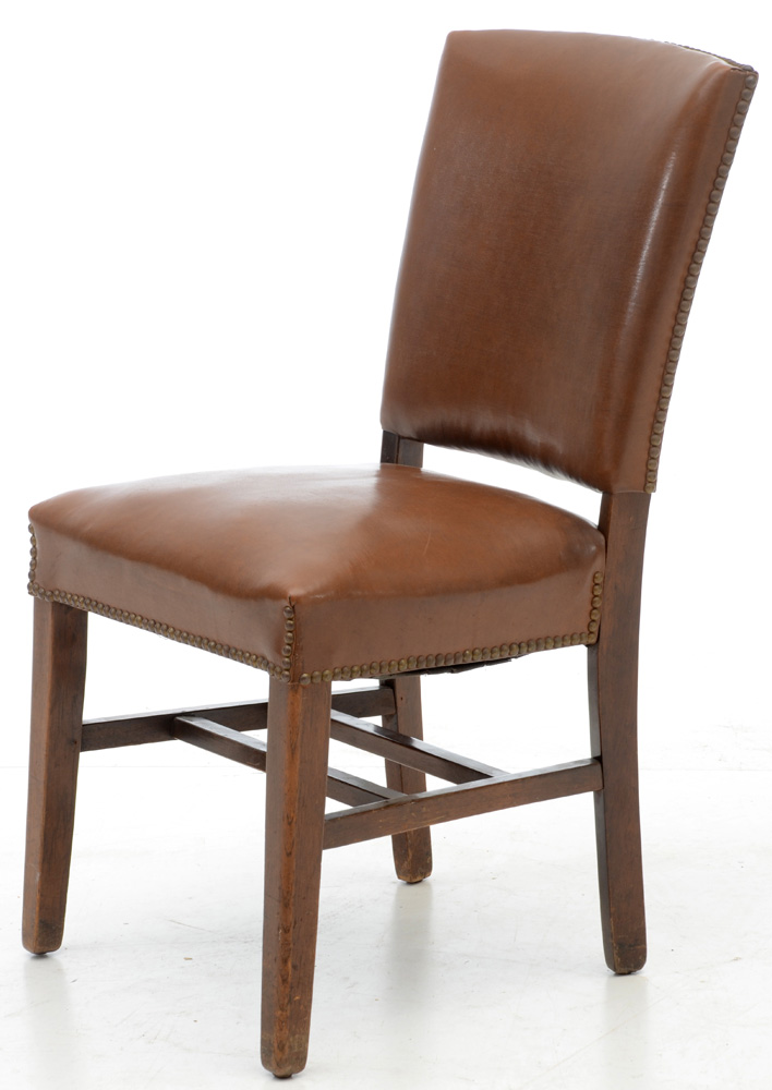 Pair of Vintage Leather Office Chairs