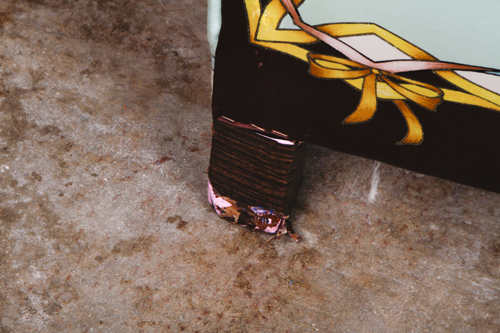 Settee with Roberto Cavalli Silk Patterned Upholstery