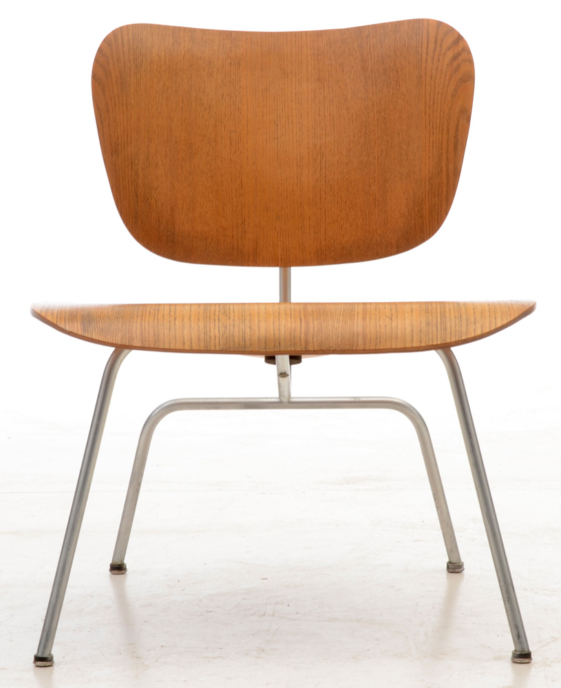 Eames Style Laminated Walnut Side Chair