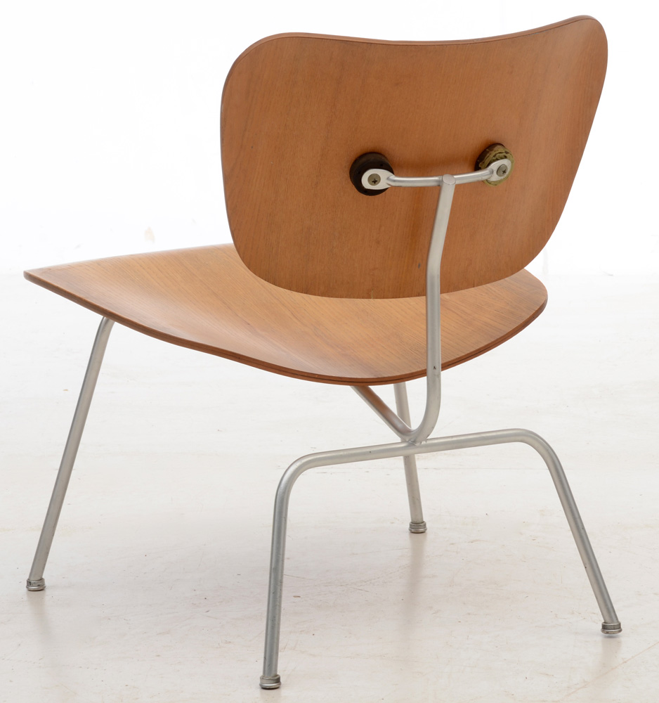 Eames Style Laminated Walnut Side Chair