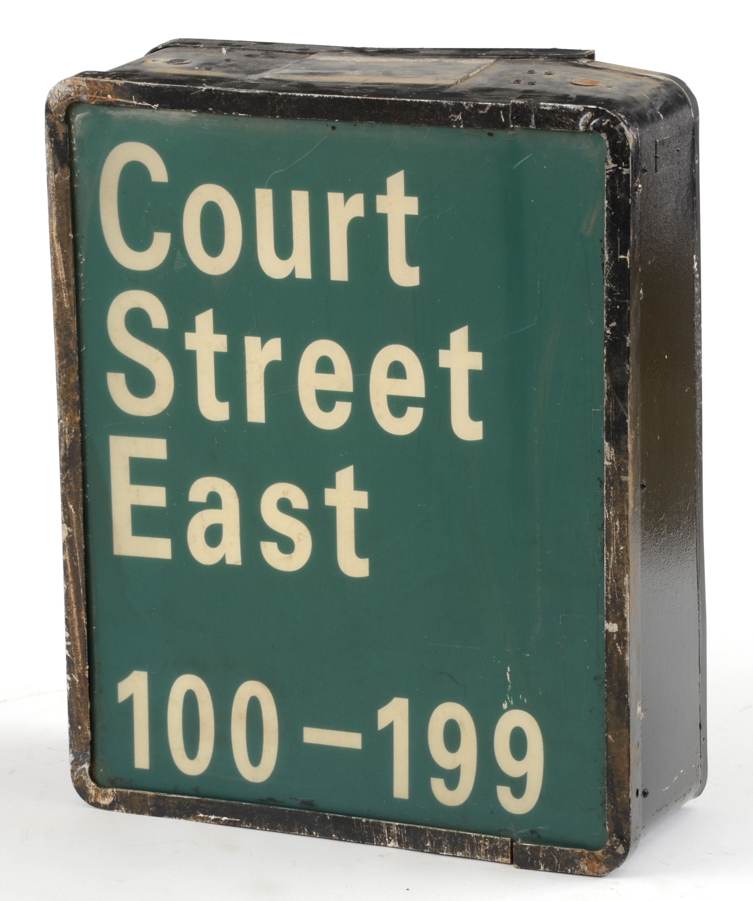 Vintage Illuminated Cincinnati Street Sign