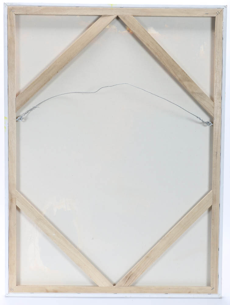 Robbie Kemper Original Acrylic on Canvas "Yellow & Ochre"